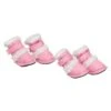 Pet Life Pink Shearling Duggz Dog Boots