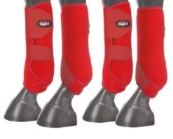 Tough1 Vented Sport Boots 4-Pack -Vevo Shop TE003816 246037 Red