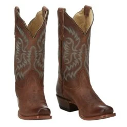 Nocona Ladies Fashion Print 11in Tan Boots