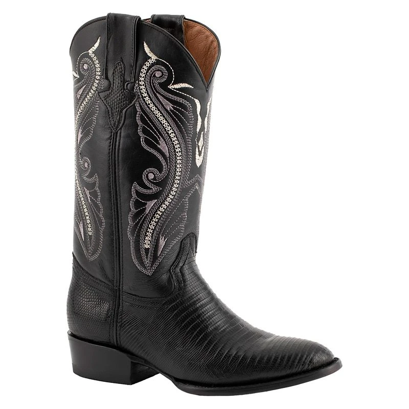 Ferrini Mens Teju Lizard Rnd Toe Boots 3 Ferrini Mens Teju Lizard Rnd Toe Boots