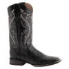 Ferrini Mens Teju Lizard Sq Toe Black Boots -Vevo Shop TE011400 P