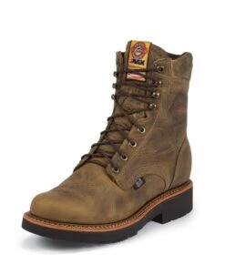 Justin Boots Justin Mens J-Max Lace Up 8in Work Boots