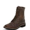 Justin Boots Justin Mens Stampede Steel Tan Work Boots -Vevo Shop TE013841 P