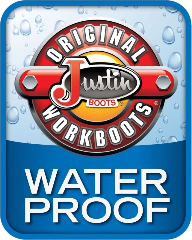 Justin Boots JOW Mens Tanker Waterproof Steel Toe Work Boots 6 Justin Boots JOW Mens Tanker Waterproof Steel Toe Work Boots - Image 4