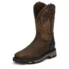 Justin Boots Justin Mens Commander X5 Sq Steel WP Boots -Vevo Shop TE014391 P