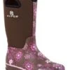 Roper Ladies Rubber Brown Printed Barn Boots