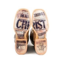 Tin Haul Mens Ichthys Aroundus Sq Toe Boots -Vevo Shop TE015914 02