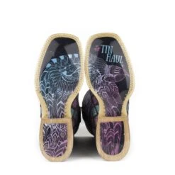 Tin Haul Ladies Chevron Square Toe Boots -Vevo Shop TE016464 02