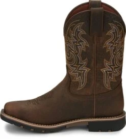 Justin Boots Justin Mens George Strait Fireman Sq Boots -Vevo Shop TE017808 09