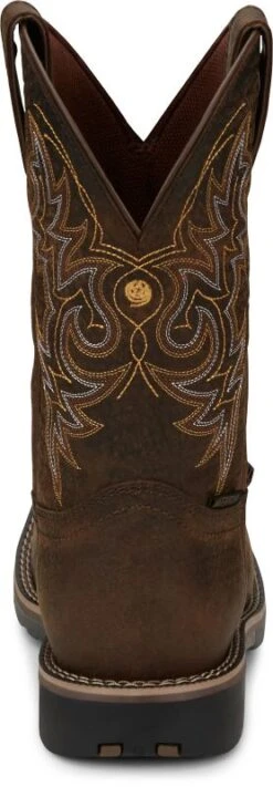 Justin Boots Justin Mens George Strait Fireman Sq Boots -Vevo Shop TE017808 12