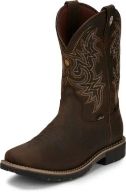 Justin Boots Justin Mens George Strait Fireman Sq Boots -Vevo Shop TE017808 872534