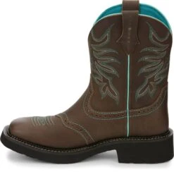 Justin Boots Justin Ladies Gypsy Mandra Sq Toe Boots -Vevo Shop TE017829 03