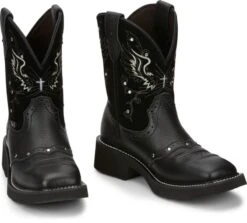 Justin Boots Justin Ladies Gypsy Mandra Sq Toe Boots -Vevo Shop TE017829 08