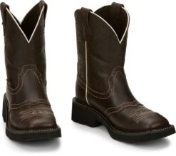 Justin Boots Justin Ladies Gypsy Mandra Sq Toe Boots -Vevo Shop TE017829 14