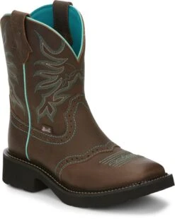 Justin Boots Justin Ladies Gypsy Mandra Sq Toe Boots