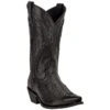 Laredo Mens Laramie Snip Toe Black Boots -Vevo Shop TE020511