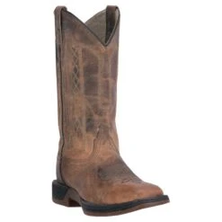 Laredo Mens Bennett Square Toe Tan Boots