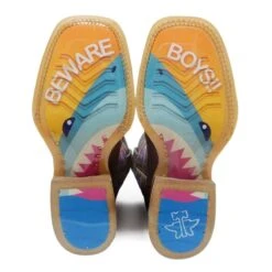 Tin Haul Girls Sharky Maneater Sole Boots -Vevo Shop TE021179 03