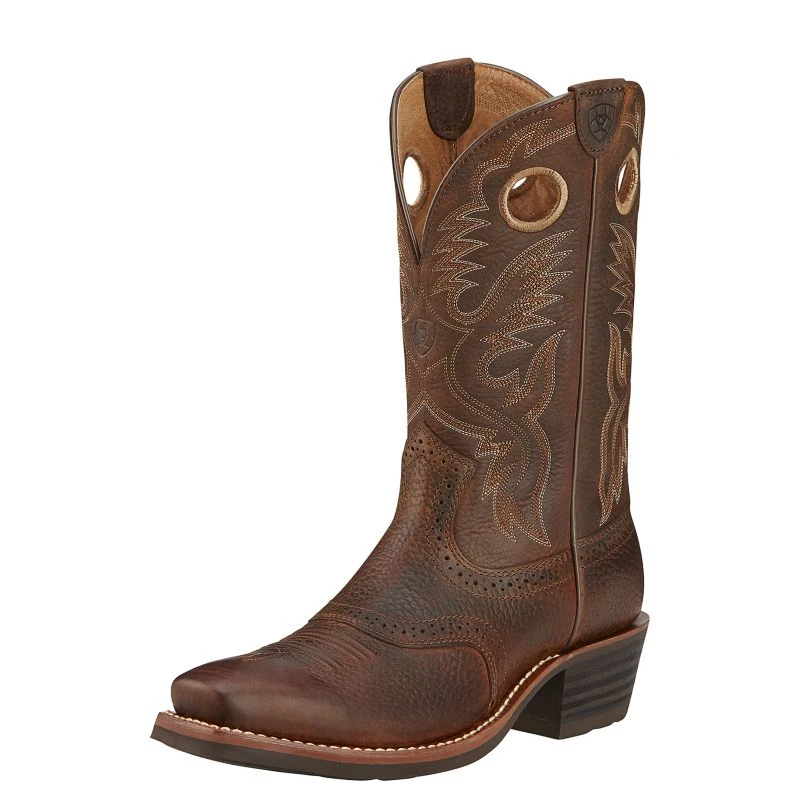 Ariat Mens Heritage Roughstock Sq Toe Boots 3 Ariat Mens Heritage Roughstock Sq Toe Boots