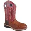 Smoky Mountain Youth Square Toe Red Boots -Vevo Shop TE022670