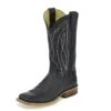 Tony Lama Mens Sealy Square Toe Black Boots 1 Tony Lama Mens Sealy Square Toe Black Boots -Vevo Shop TE024914