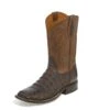 Tony Lama Mens Canyon Square Toe Brn Boots -Vevo Shop TE024919