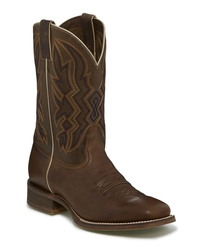 Nocona Mens Deputy Square Toe Brown Boots 3 Nocona Mens Deputy Square Toe Brown Boots