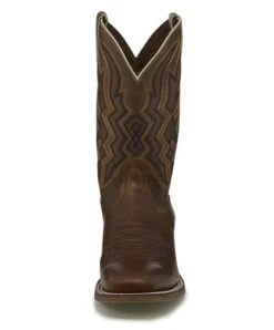 Nocona Mens Deputy Square Toe Brown Boots 10 Nocona Mens Deputy Square Toe Brown Boots -Vevo Shop TE025391 3
