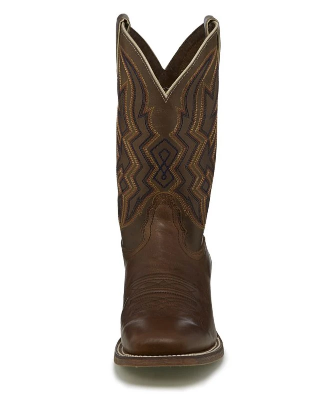 Nocona Mens Deputy Square Toe Brown Boots 5 Nocona Mens Deputy Square Toe Brown Boots - Image 3