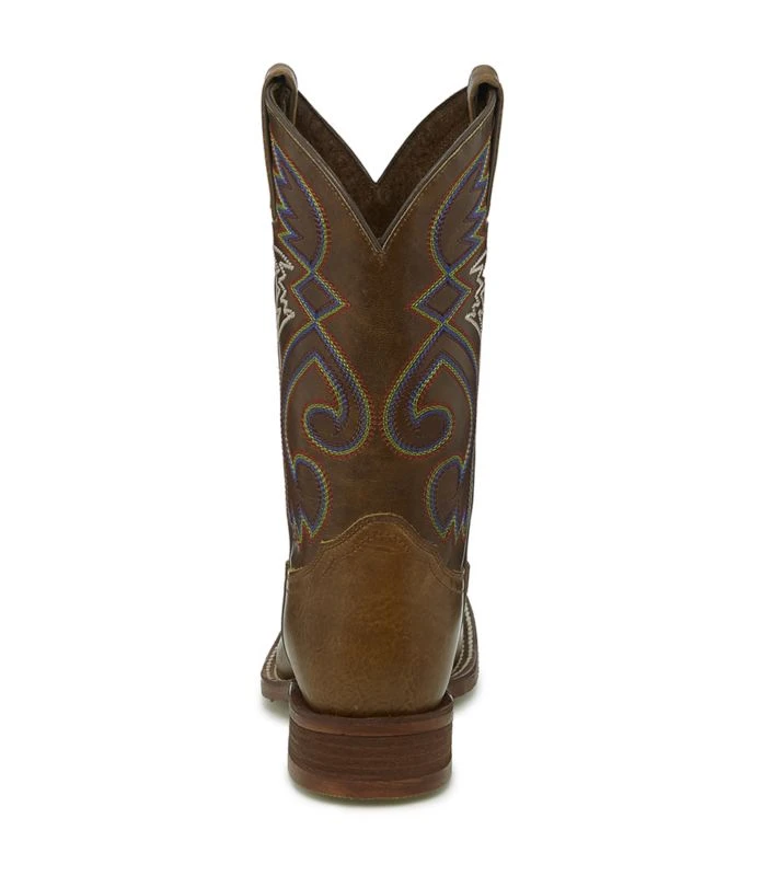 Nocona Ladies Cowpoke Sq Toe Tan Vintage Boots 5 Nocona Ladies Cowpoke Sq Toe Tan Vintage Boots - Image 3