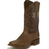 Nocona Ladies Cowpoke Sq Toe Tan Vintage Boots -Vevo Shop TE025396 5