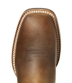 Ariat Mens Quickdraw VentTEK Sq Flag Boots -Vevo Shop TE026428 toe