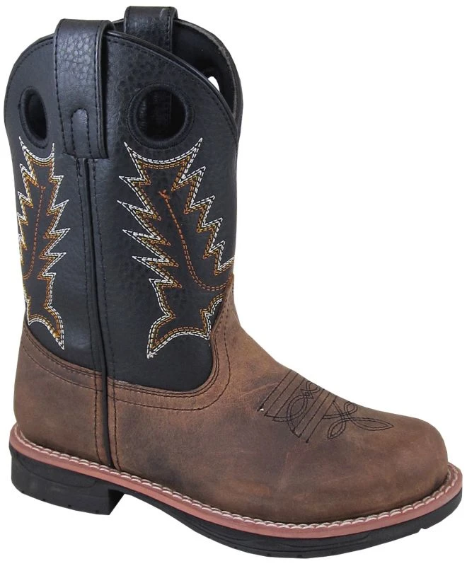Smoky Mountain Childrens Black Buffalo Boots 3 Smoky Mountain Childrens Black Buffalo Boots