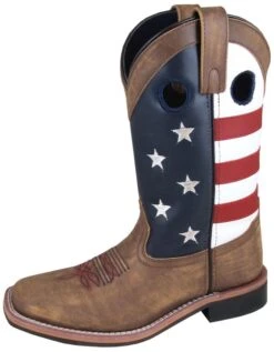 Smoky Mountain Ladies Stars/Stripes Sq Boots