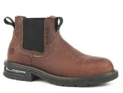 Roper Mens Worker Romeo Pull On Work Boots
