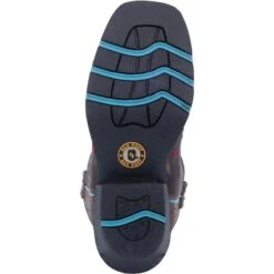 Dan Post Kids Starlett Sq Toe Brown Boots -Vevo Shop TE027135 bottom