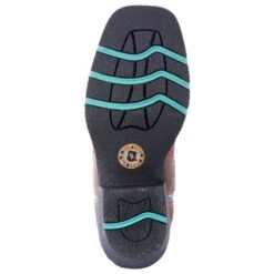 Dan Post Youth Starlett Sq Toe Brown Boots -Vevo Shop TE027137 bottom