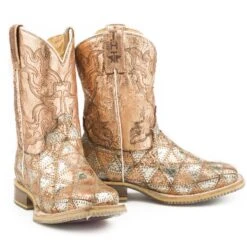 Tin Haul Little Kids Mish And Mash Sq Toe Boots -Vevo Shop TE028123 02