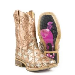 Tin Haul Little Kids Mish And Mash Sq Toe Boots