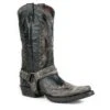 Stetson Mens Outlaw Toe Blk Eagle Boots 1 Stetson Mens Outlaw Toe Blk Eagle Boots -Vevo Shop TE030162