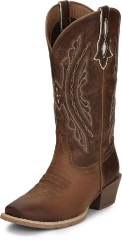 Justin Boots Justin Ladies Rein Square Toe Boots -Vevo Shop TE032648 848711