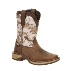Durango Big Kids Camo Sq Toe Boots