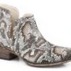 Roper Ladies Ava Faux Snake Boots -Vevo Shop TE033526 P