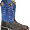 Smoky Mountain Youth Dusty Brown/Blue Boots