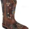 Smoky Mountain Youth Floralie Brown Boots -Vevo Shop TE035422 P