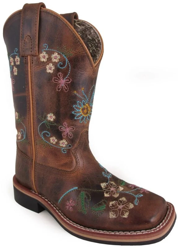 Smoky Mountain Youth Floralie Brown Boots 3 Smoky Mountain Youth Floralie Brown Boots