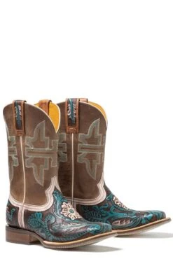 Tin Haul Ladies Lone Flower Boots -Vevo Shop TE035840 02