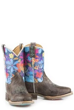 Tin Haul Little Kids Bloomin Flowers Boots -Vevo Shop TE035862 02