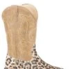 Roper Big Kids Glittler Leopard Boots