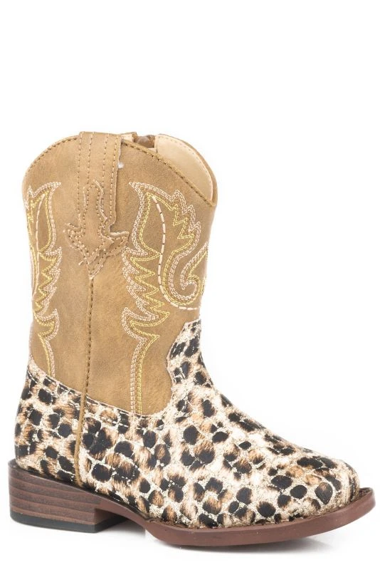 Roper Toddler Glitter Leopard Boots 4 Roper Toddler Glitter Leopard Boots - Image 2
